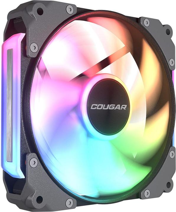 Actual product image Cougar Lot de 3 Ventilateurs de boitier Apolar RGB - 12cm (Noir) (120 mm, 3x)