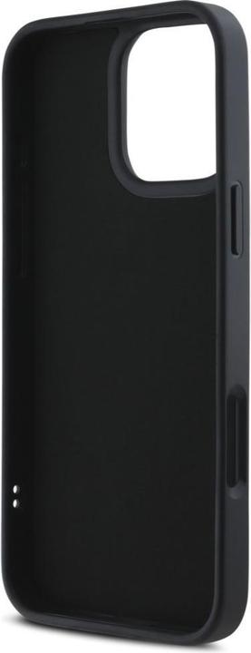 Produktbild Karl Lagerfeld HC 3D Rubber Elongated Glitter iPhone 16 Pro Max Case - Black (Apple iPhone 16 Pro Max)