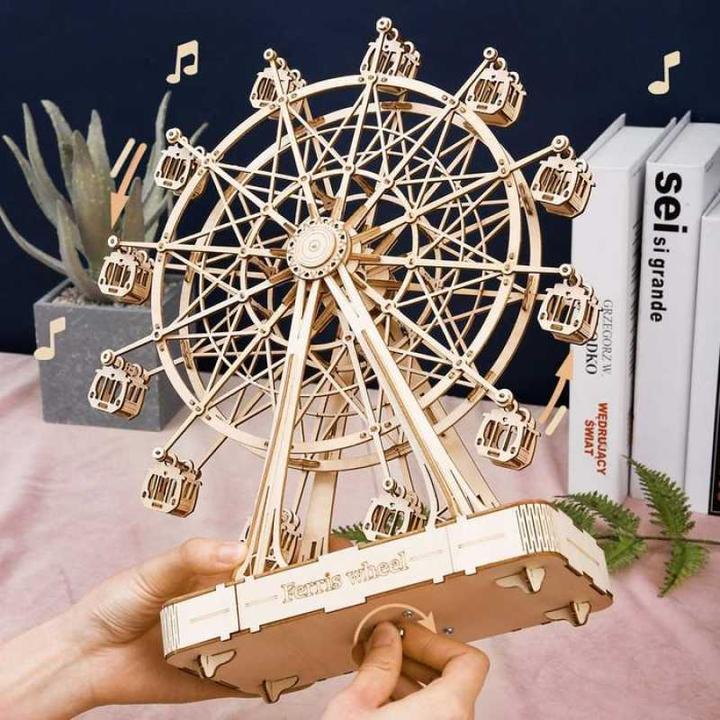 Image du produit Robotime Grande roue de la boîte à musique