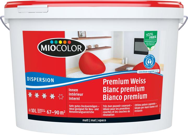 Produktbild Miocolor Dispersion Premium (Weiss, 10 l)