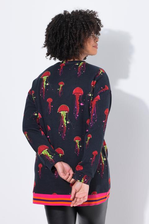 Produktbild Angel of Style Sweatshirt, Loose Fit, Quallen-Muster (54)