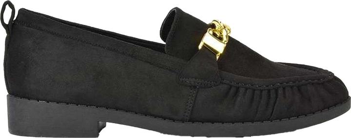 Actual product image XY London Womens/Ladies Heidi Chain Detail Ruched Loafers (36)