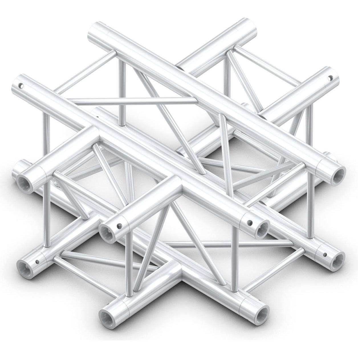 Showtec Cross 4-way, Montage Lichttechnik, Schwarz