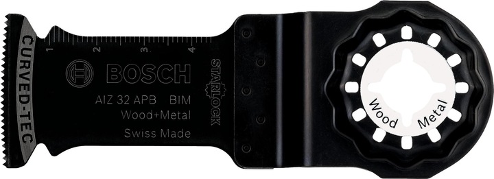 Bosch Professional Zubehör BIM Tauchsägeblatt AIZ 32 APB, Wood and Metal, 50 x 32 mm, 10er-Pack