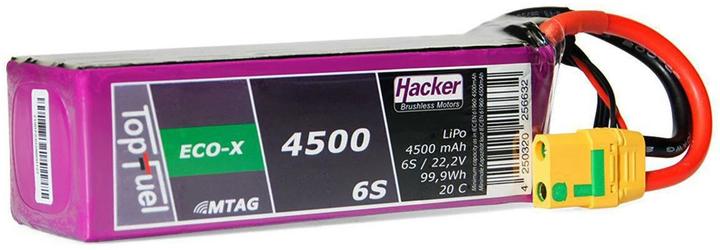 Image du produit Hacker Pack LiPo TF ECO-X 4500mAh 6S MTAG (22.20 V, 4500 mAh)