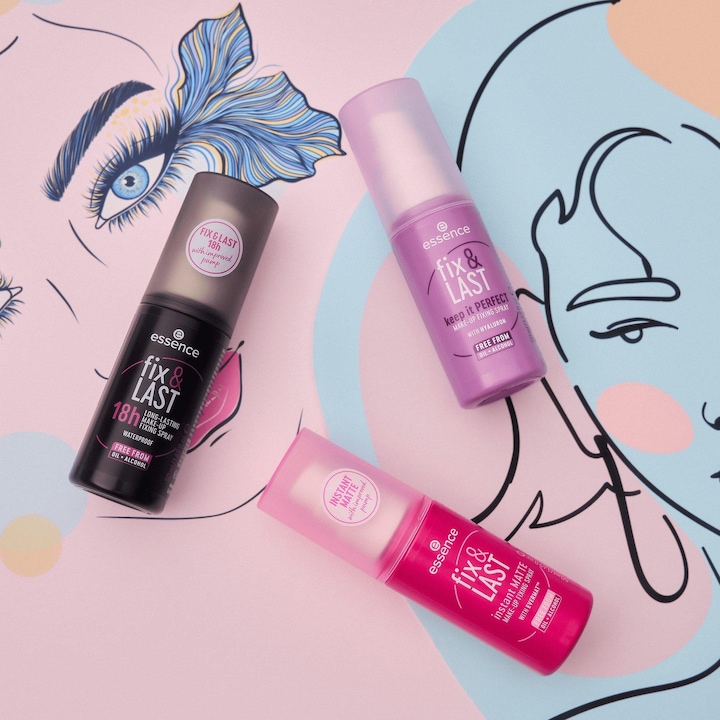 Produktbild essence Fix & Last Keep It Perfect Make-Up Fixing Spray Transparent (Transparent)