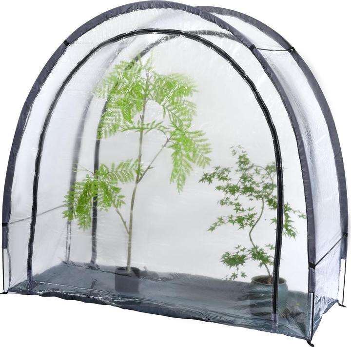 Ideoon 2er-Set Foliengewächshaus und Überwinterungszelt, 175 x 186 x 84 cm
