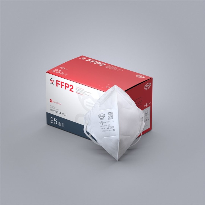 Image du produit Flawa Masque de protection respiratoire MaXpert FFP2 blanc (FFP2, 25 x)