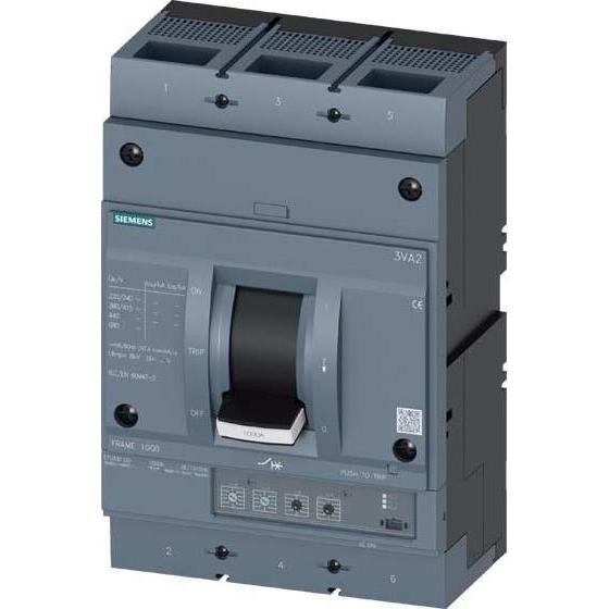 Siemens, Schutzschalter, Leistungsschalter 630A 3p 250-630A/In 3VA2563-7HM32-0AA0