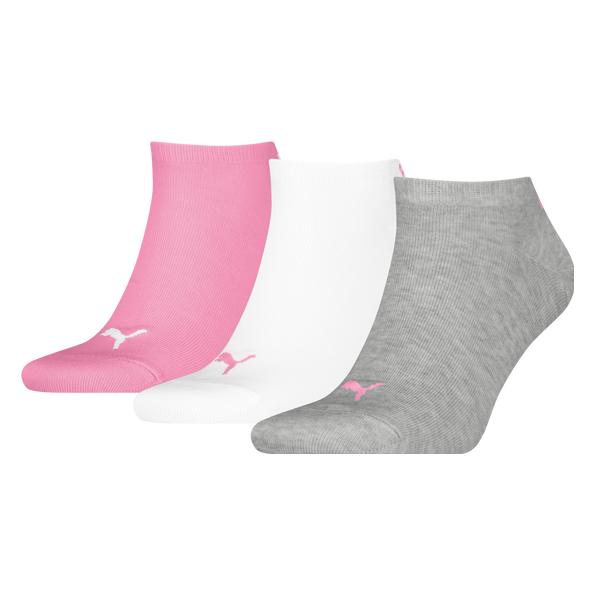 Puma, Unisex, Socken, Sneaker Plain 3p Unisex, Pink, (3er Pack, 43 - 46)