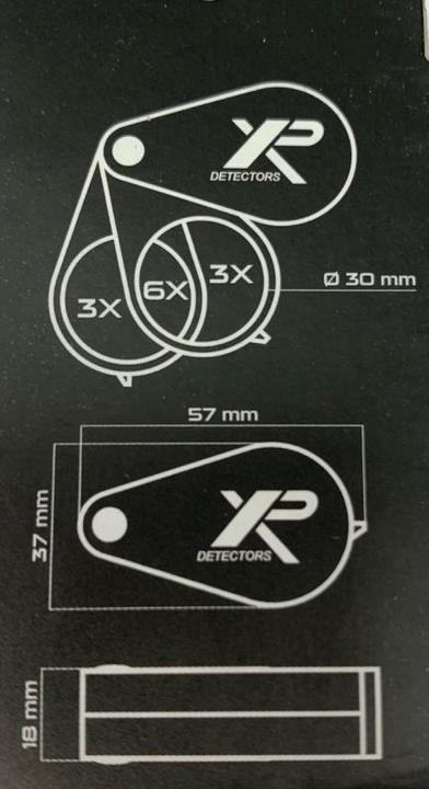 Actual product image XP pocket magnifier 3/6-fold