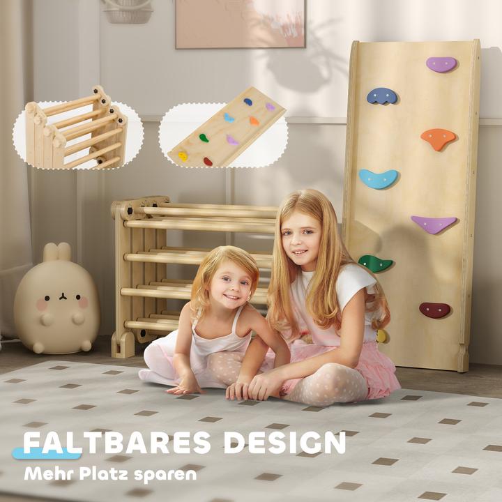 Produktbild Aiyaplay Klettergerüst Kiefernholz, Mehrschichtenplatte Mehrfarbig