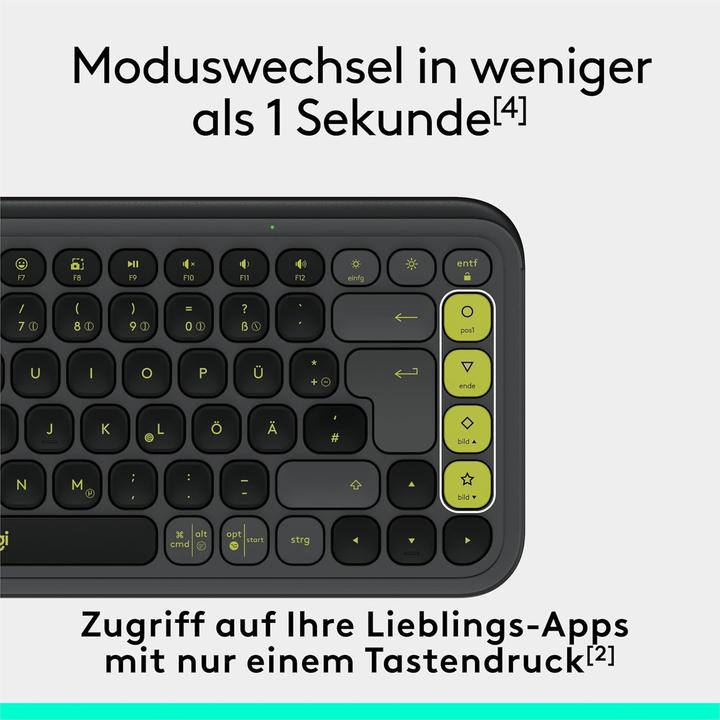 Productafbeelding Logitech Pop Icon Keys (DE, Draadloze)