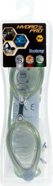 Actual product image Bestway Razorlite Race Goggles, Unisex, One Size, Blue, Green, Red, Polycarbonate, Blue, Green, Red (One size)