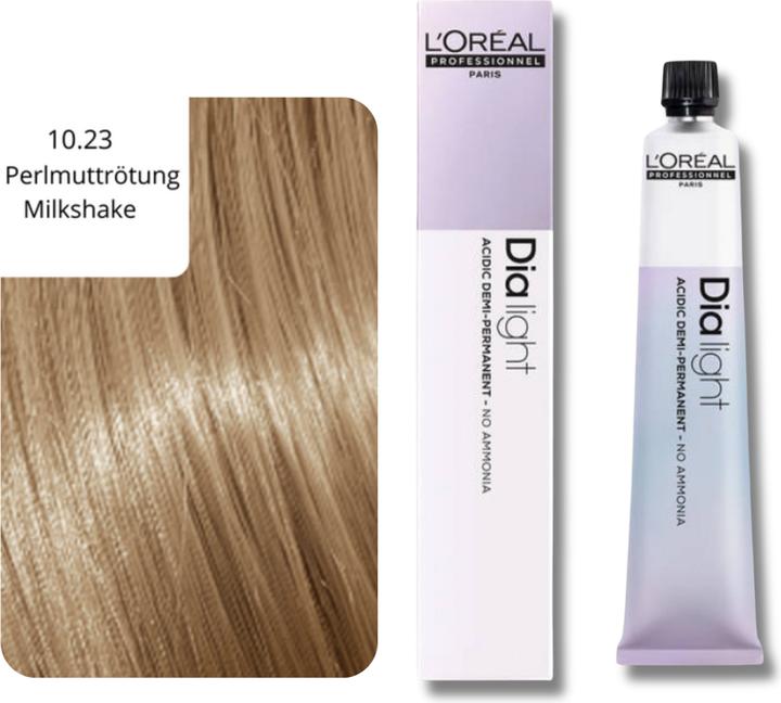 Image du produit L'Oréal Professionnel Teinture pour cheveux Dialight (10.23 Milkshake aux perles)