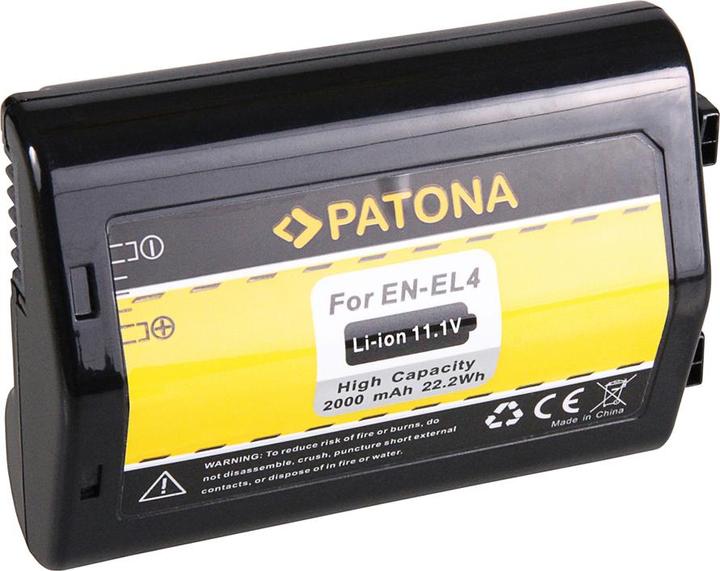 Produktbild Patona Akku wie Nikon EN-EL4 für Nikon D2../D3. (Kamera Akku)