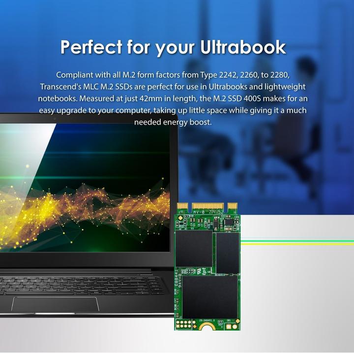 Produktbild Transcend Mts400s (128 GB, M.2 2242)