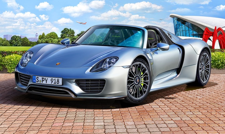 Actual product image Revell MS Porsche 918 Spyder