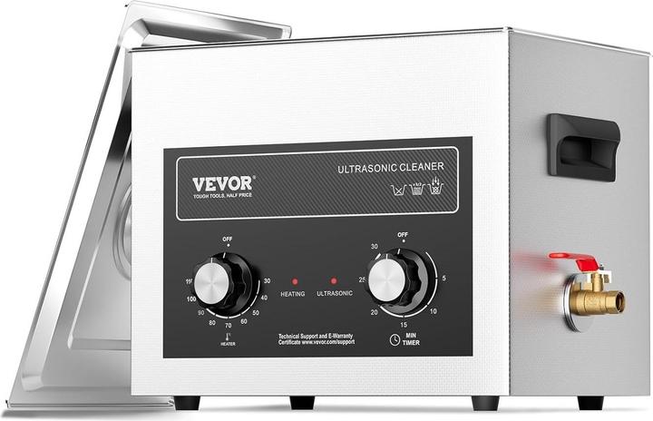 Vevor Ultrasonic Cleaner (40 kHz, 10 l)