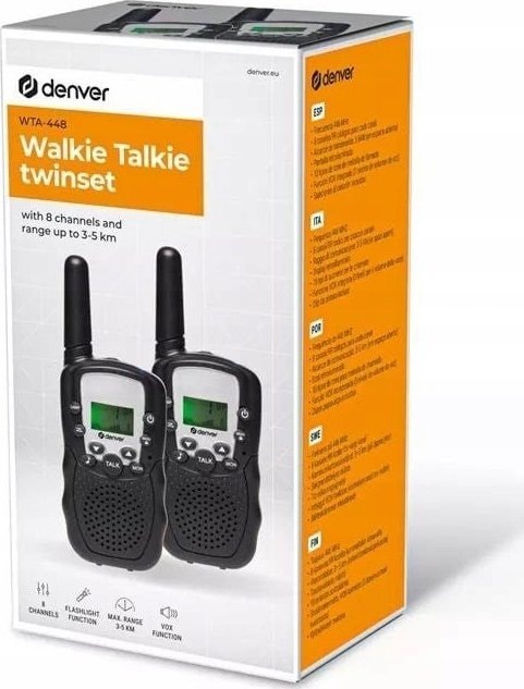 Image du produit Denver WTA-449 Kit talkie-walkie (5 km)