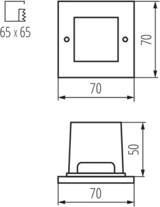 Produktbild Kanlux 26461 TAXI SMD L C/M-NW Einbauleuchte (10 lm)