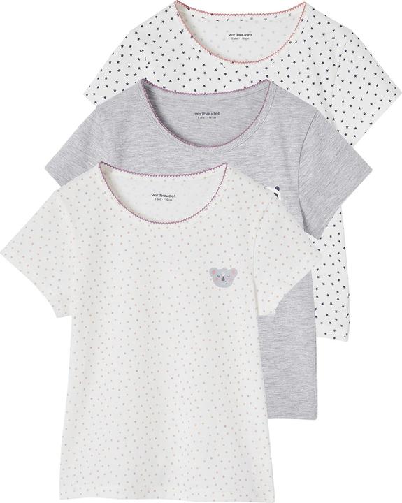 Produktbild Vertbaudet 3er-Pack Mädchen T-Shirts mit Tieren (146, 152)