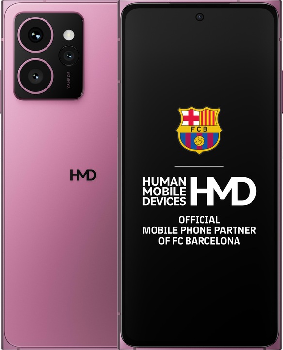 HMD Skyline (256 GB, Neon Pink, 6.55", SIM + eSIM, 108 Mpx, 5G)