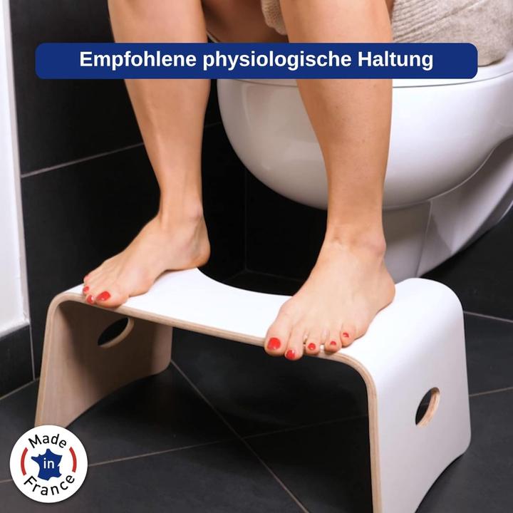 Image du produit Well Care Tabouret de toilette Bois laqué Blanc