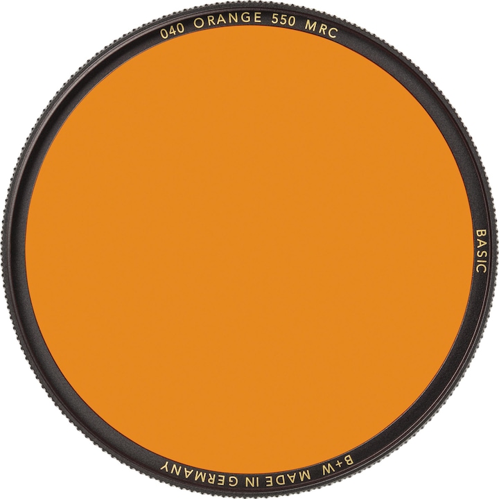Produktbild B+W 040 Orange-Filter, 550, MRC/Basic 55mm (55 mm, Black Mist Filter, 550 mm)