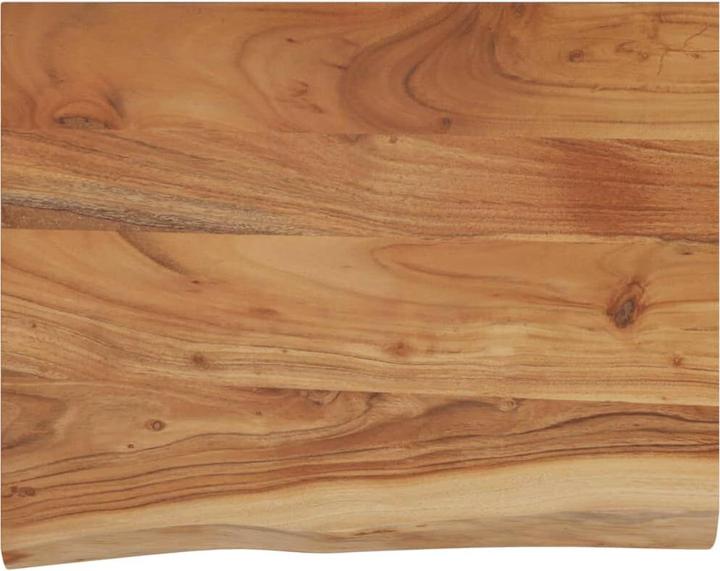 Produktbild VidaXL Wandregal Rechteckig Baumkante Hängeregal Büro Regal Massivholz Akazie (40 x 2.5 x 2.5 cm)