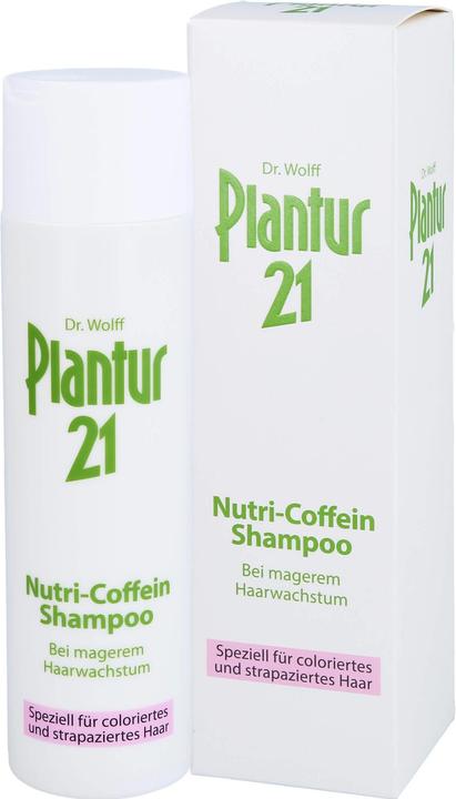 Produktbild Plantur 21 Nutri-Coffein Shampoo Speziell für coloriertes und strapaziertes Haar (Flüssiges Shampoo, 250 ml)