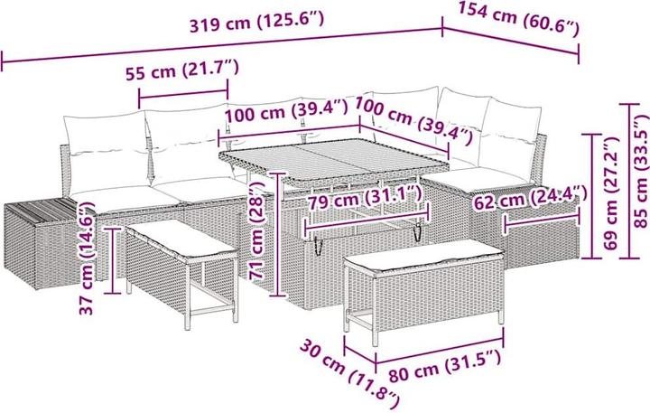 Produktbild vidaXL Teresa
