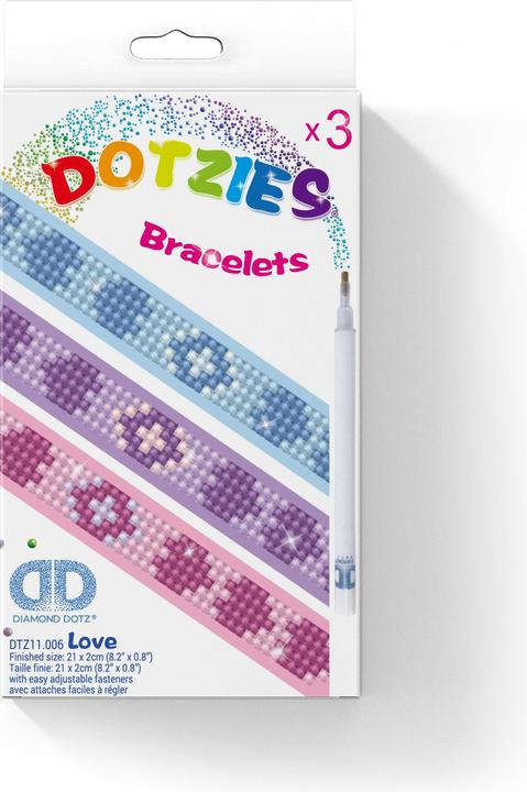 Actual product image Diamond Dotz Bracelets Love