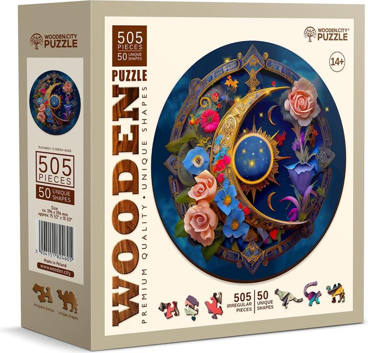 Immagine prodotto WoodenCity Holz XL Flower Moon (505 pezzi)