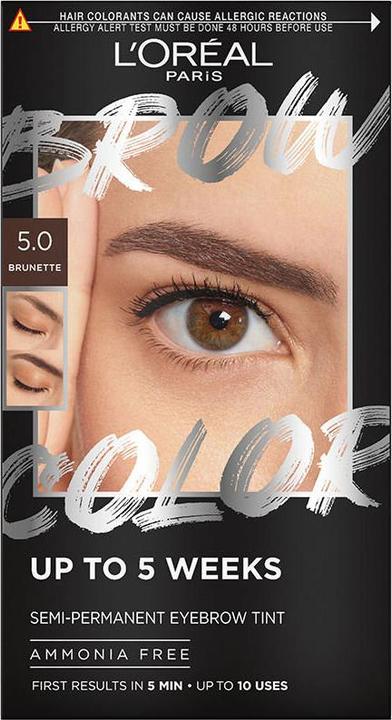 Actual product image L'Oréal Paris L'Oreal Brow Tint Henna Eyebrow 5.0 Brunette 15Ml (5.0 Brunette)