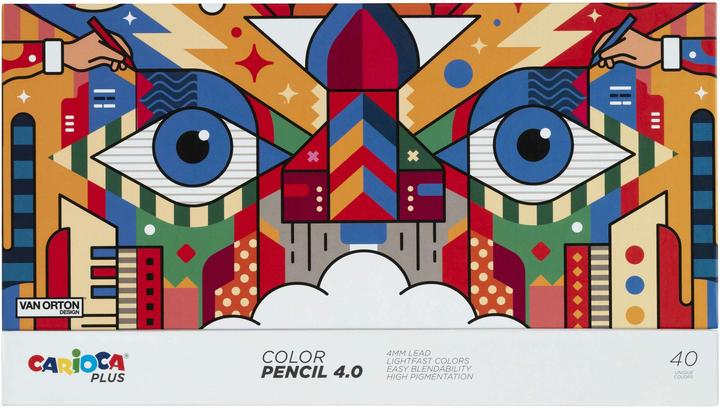 Produktbild Carioca Plus - Colored pencils 4mm, 40 pcs (809308) (40x)
