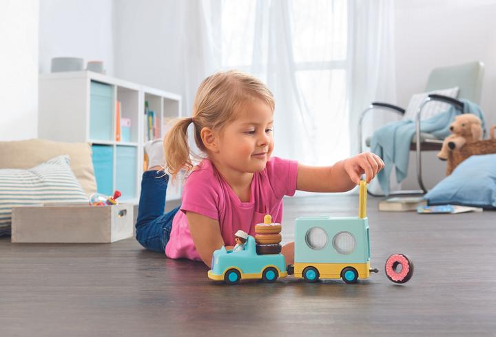 Image du produit Playmobil 1.2.3 : Camion donut fou avec fonction d'empilement et de tri (71325, Playmobil 1.2.3)