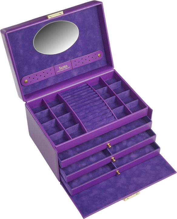 Produktbild Sacher 74.519.560505 - Schmuckkasten Karen colisimo violett Vollrindleder