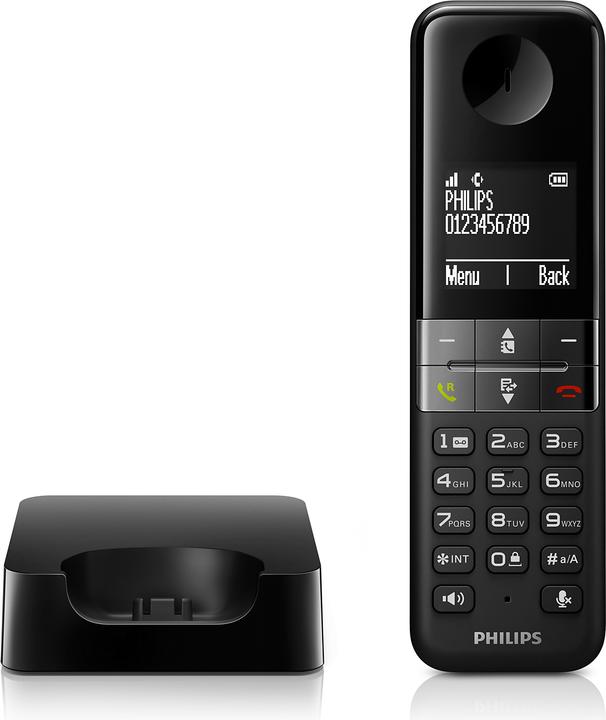 Produktbild Philips Wireless Phone D4701B/34 Black