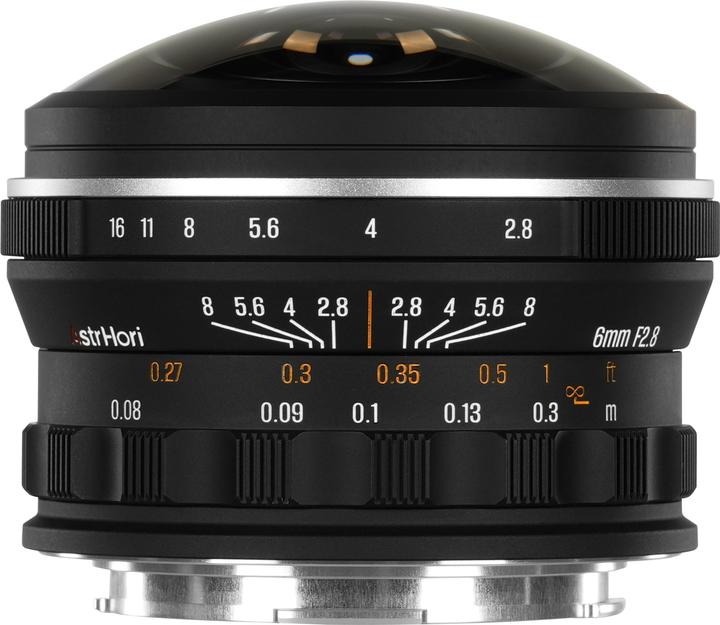 Image du produit AstrHori 6mm F2.8 Leica/Panasonic/Sigma L Mount Full Frame Lens Black (Monture L, Plein format)