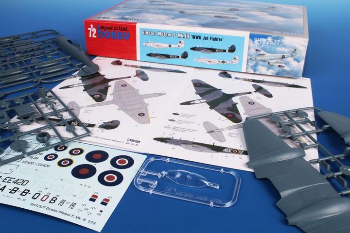 Actual product image Special Hobby Gloster Meteor F Mk.III ‘WWII Jet Fighter’