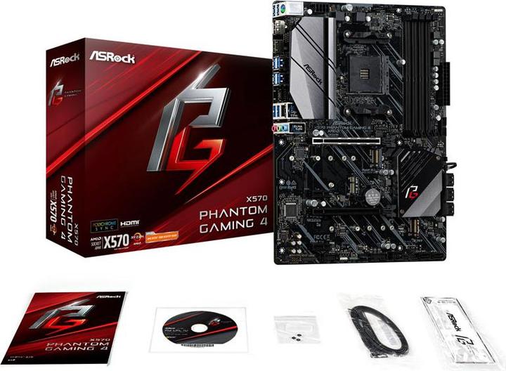 Produktbild AsRock X570 Phantom Gaming (AM4, AMD X570, ATX)