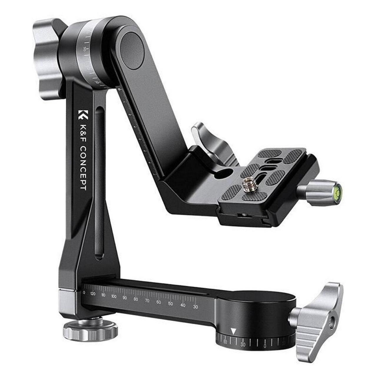 K&F Concept Heavy Duty Gimbalkopf #Kf-31.052 (Neuheit) (Panoramakopf), Stativkopf, Schwarz