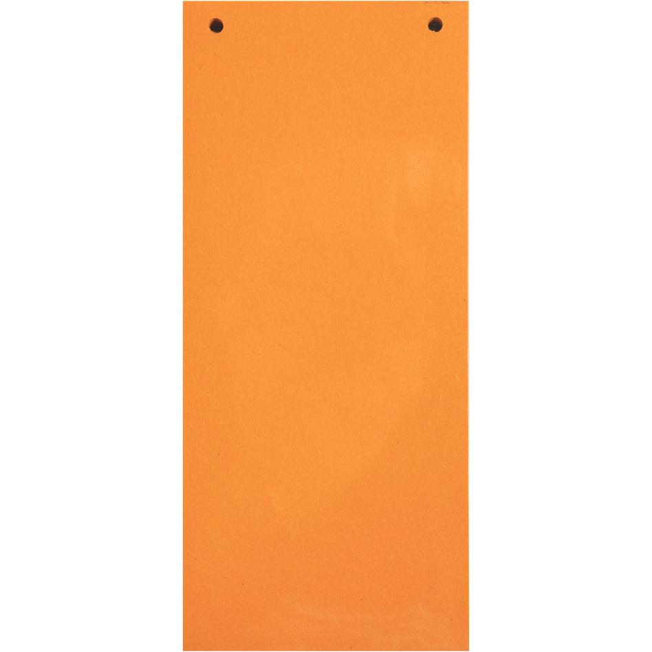 Exacompta, Ordner Zubehör, Trennstreifen 10.5 x 24 cm, 100 Stk. - orange