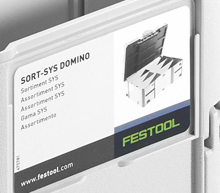 Actual product image Festool Systainer SORT-SYS3 M 187 Domino