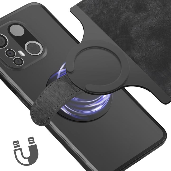 Image du produit Avizar MagSafe-Etui für Smartphone bis 6.4 Zoll Klapp Portemonnaie-Stil (Universel)