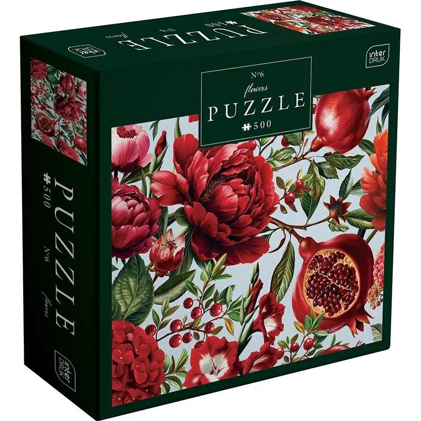 Interdruk Puzzle Blumen: Juniblumen 500 Puppen (500 pezzi)