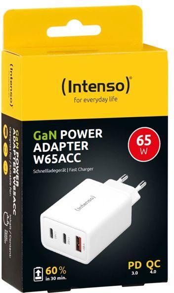 Produktbild Intenso Power Adapter W65ACC GaN (65 W, 3 Ports)