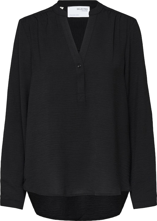Selected Femme V-Ausschnitt Straight Fit Oberteil