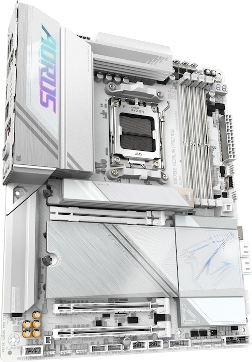 Produktbild Gigabyte X870E AORUS PRO ICE (AM5, AMD X870E, ATX)